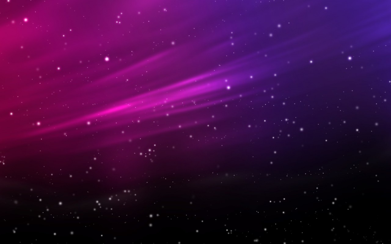 Purple Aurora Sparks Wallpaper for Desktop 1280x800