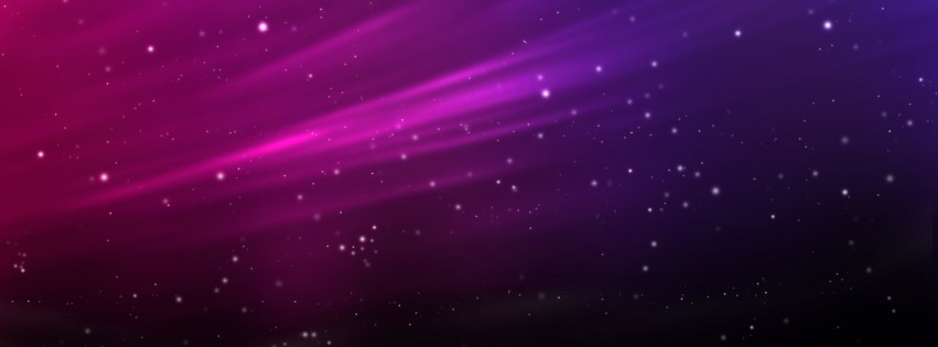 Purple Aurora Sparks Wallpaper for Social Media Facebook Cover