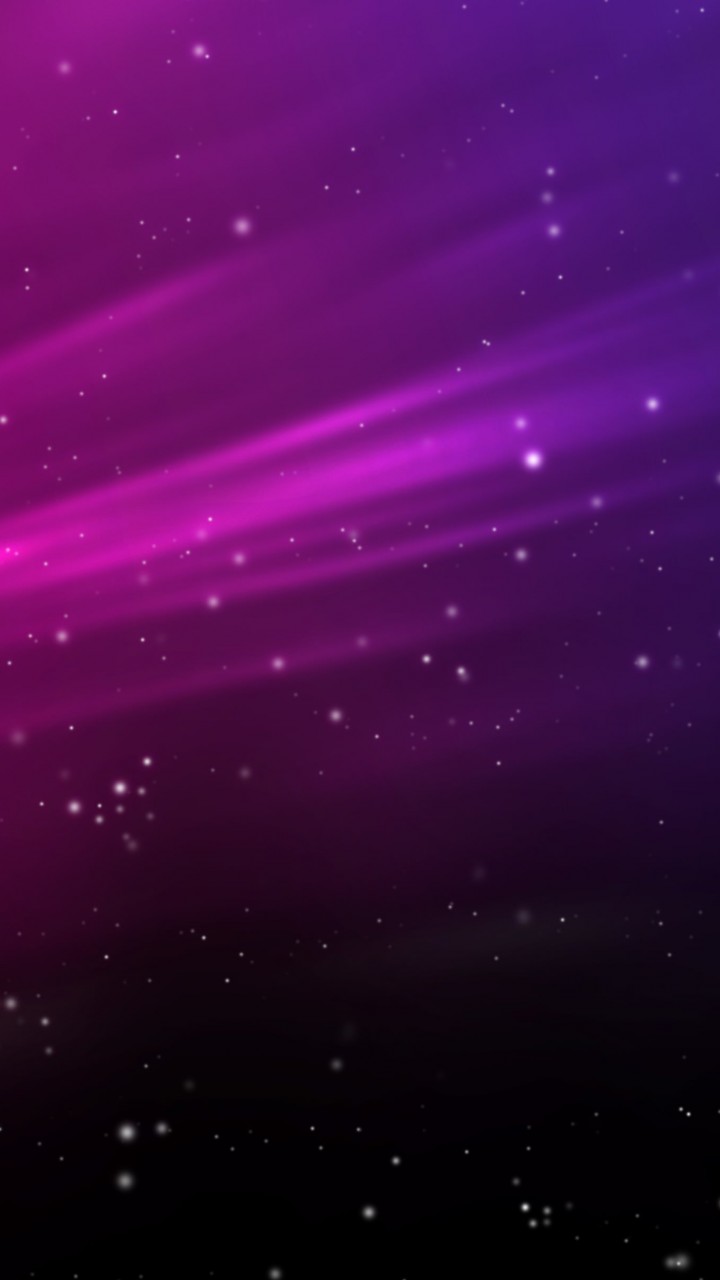 Purple Aurora Sparks Wallpaper for SAMSUNG Galaxy S3