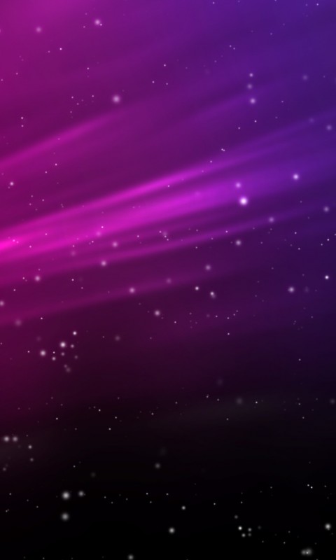 Purple Aurora Sparks Wallpaper for HTC Desire HD