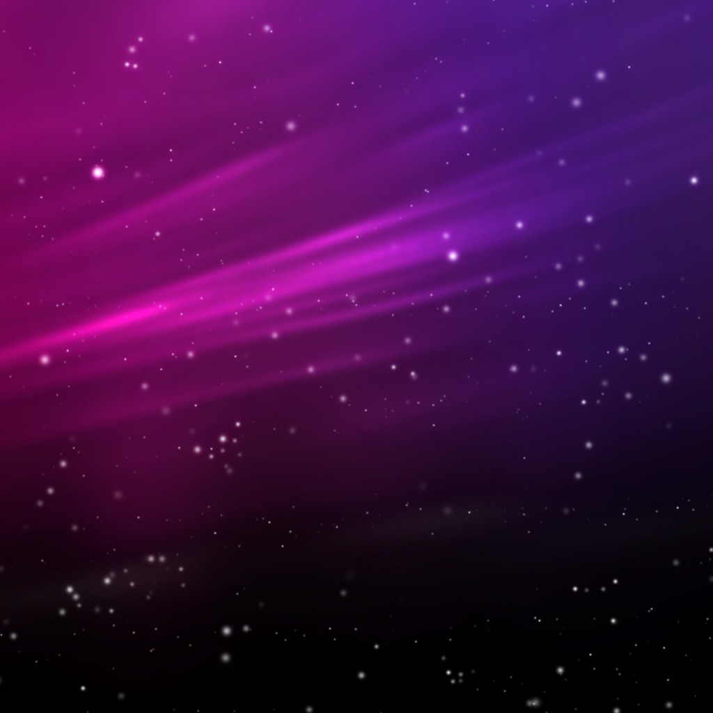 Purple Aurora Sparks Wallpaper for Apple iPad 2