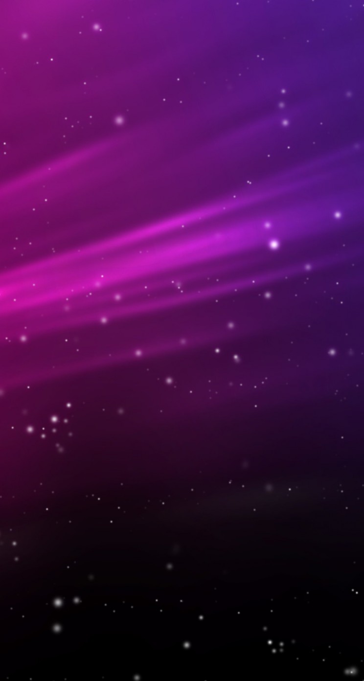 Purple Aurora Sparks Wallpaper for Apple iPhone 5 / 5s