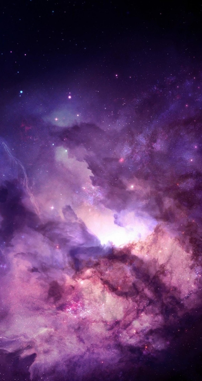 Purple Nebula Wallpaper for Apple iPhone 6 / 6s