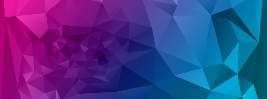 Purple Polygonal Background Wallpaper for Social Media Facebook Cover