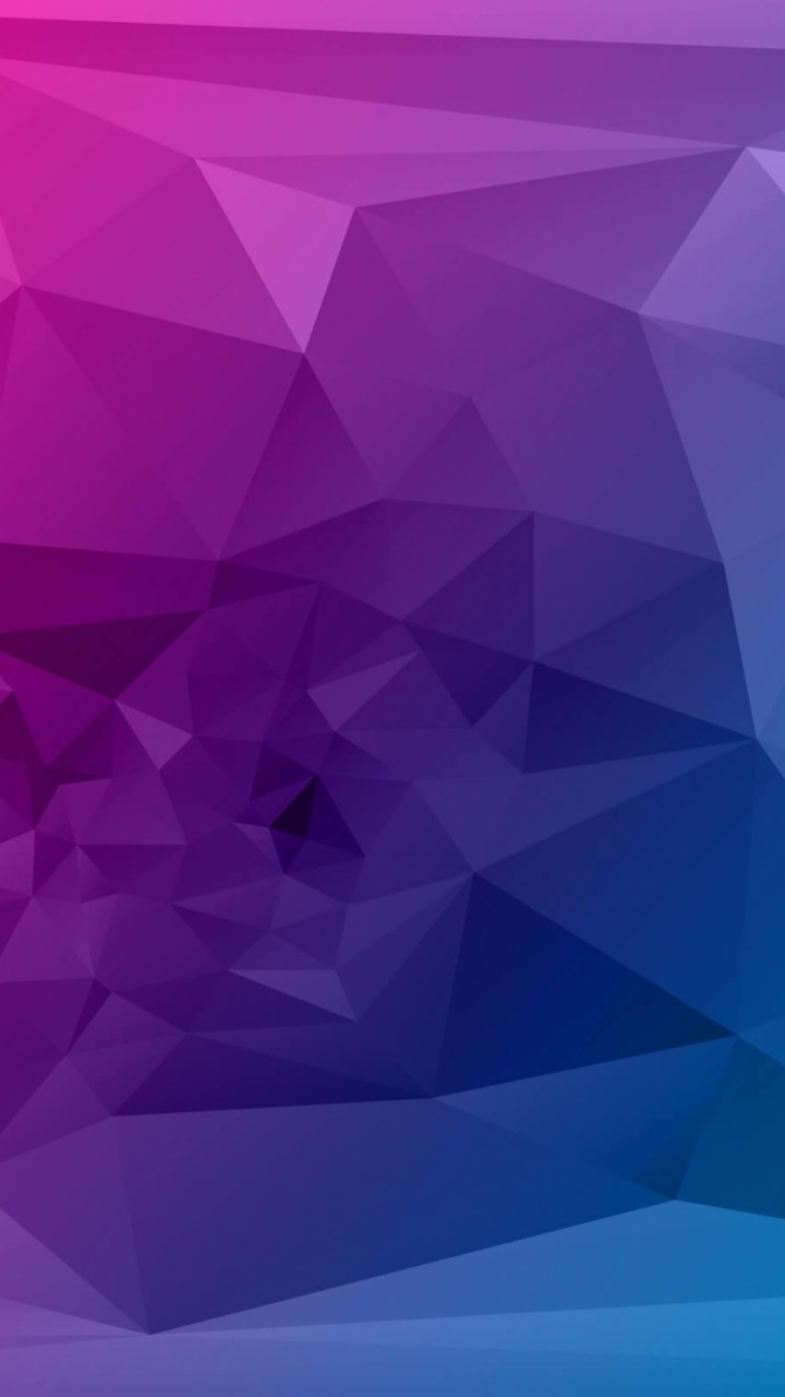 Purple Polygonal Background Wallpaper for HTC One X