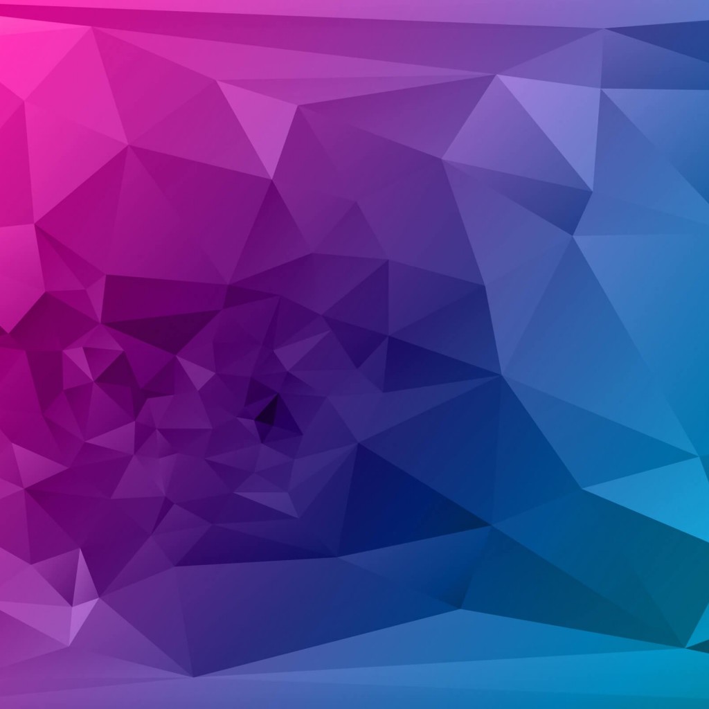 Purple Polygonal Background Wallpaper for Apple iPad 2