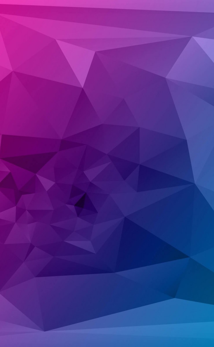 Purple Polygonal Background Wallpaper for Apple iPhone 4 / 4s