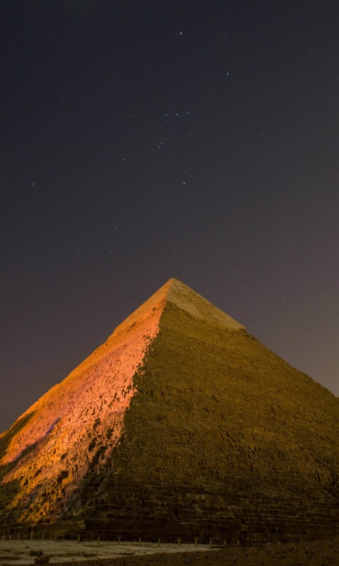 Pyramid by Night Wallpaper for SAMSUNG Galaxy S3 Mini