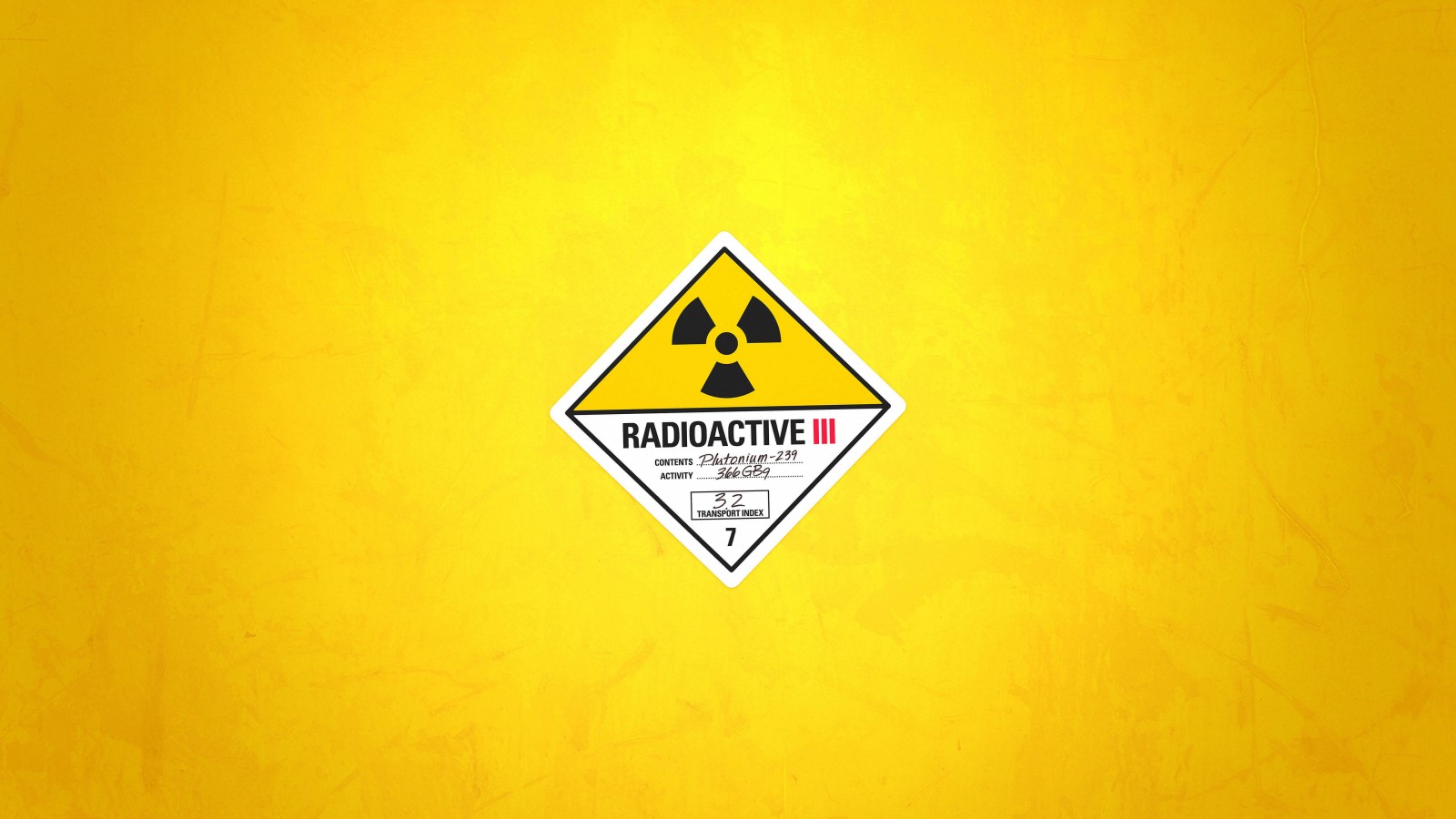 Radioactive Wallpaper for Desktop 1600x900