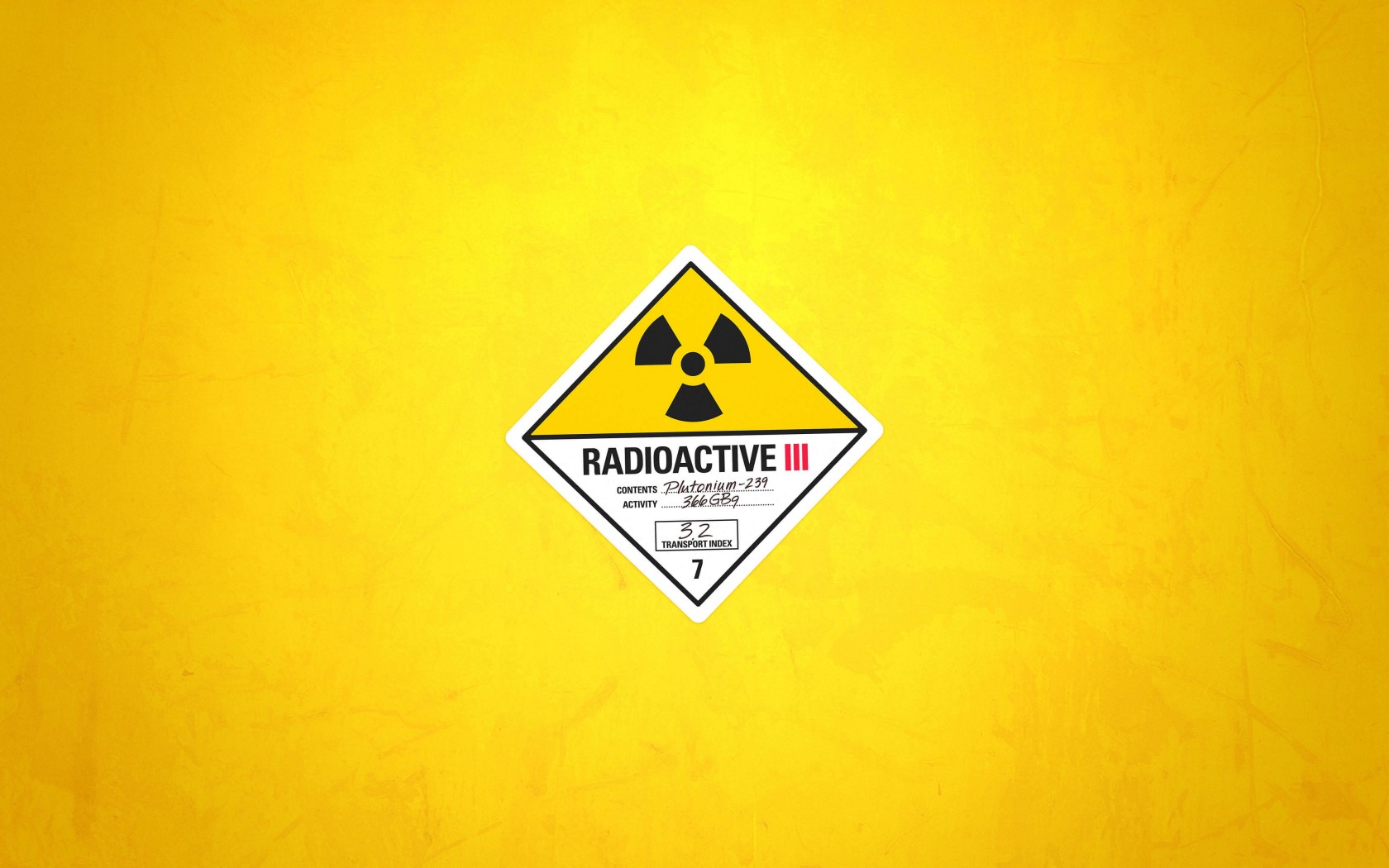 Radioactive Wallpaper for Desktop 1680x1050