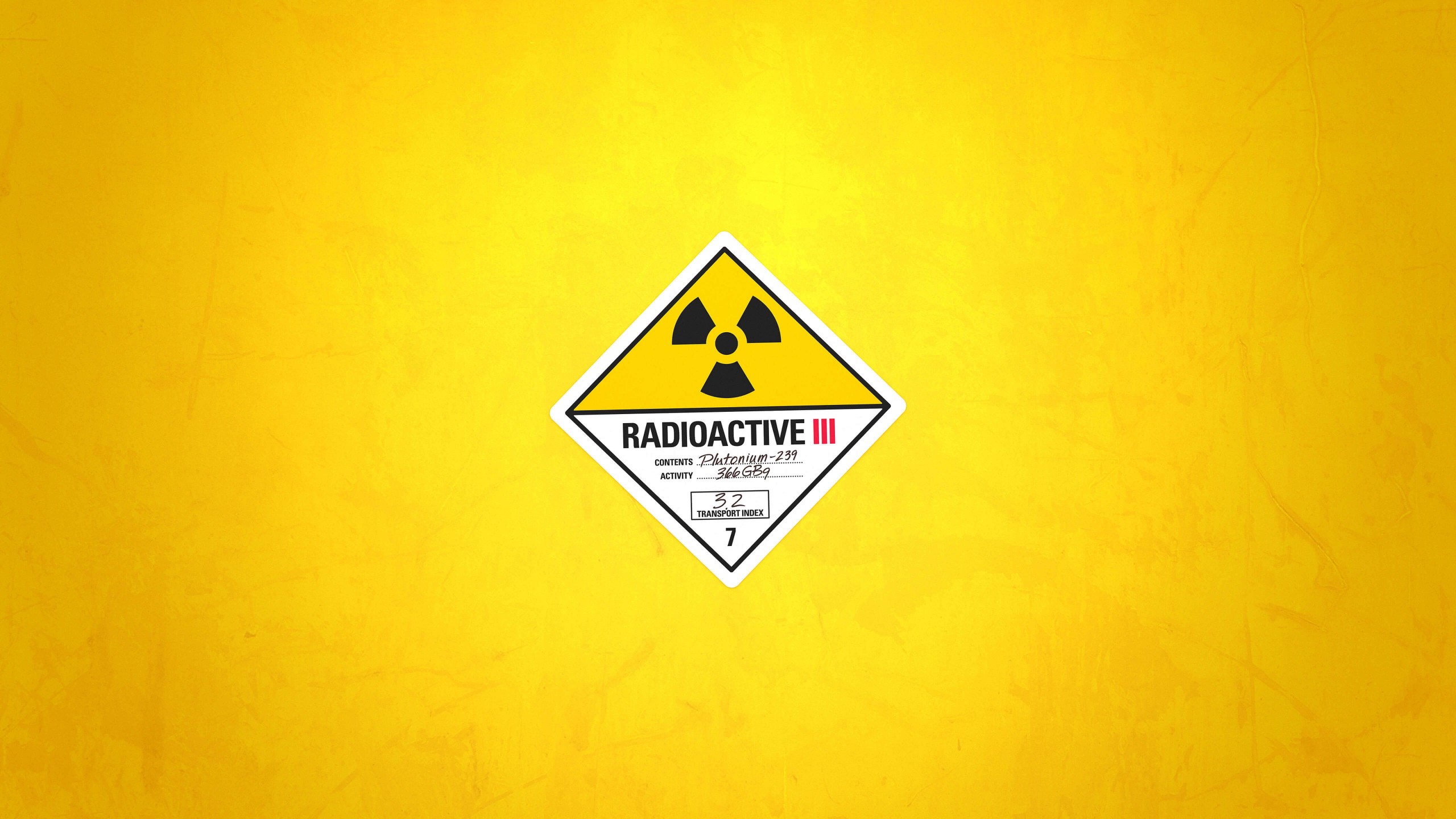 Radioactive Wallpaper for Desktop 2560x1440