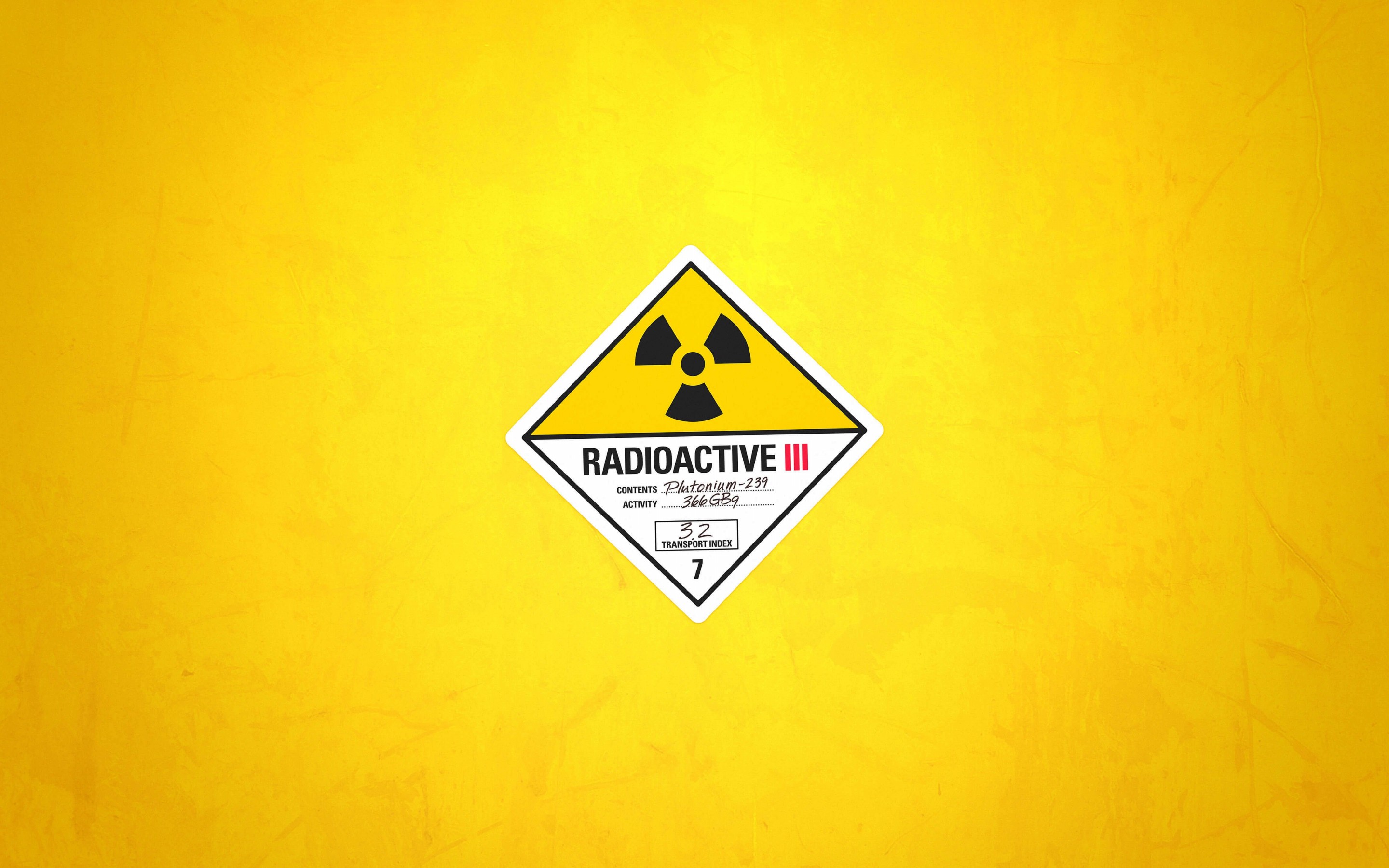 Radioactive Wallpaper for Desktop 2880x1800