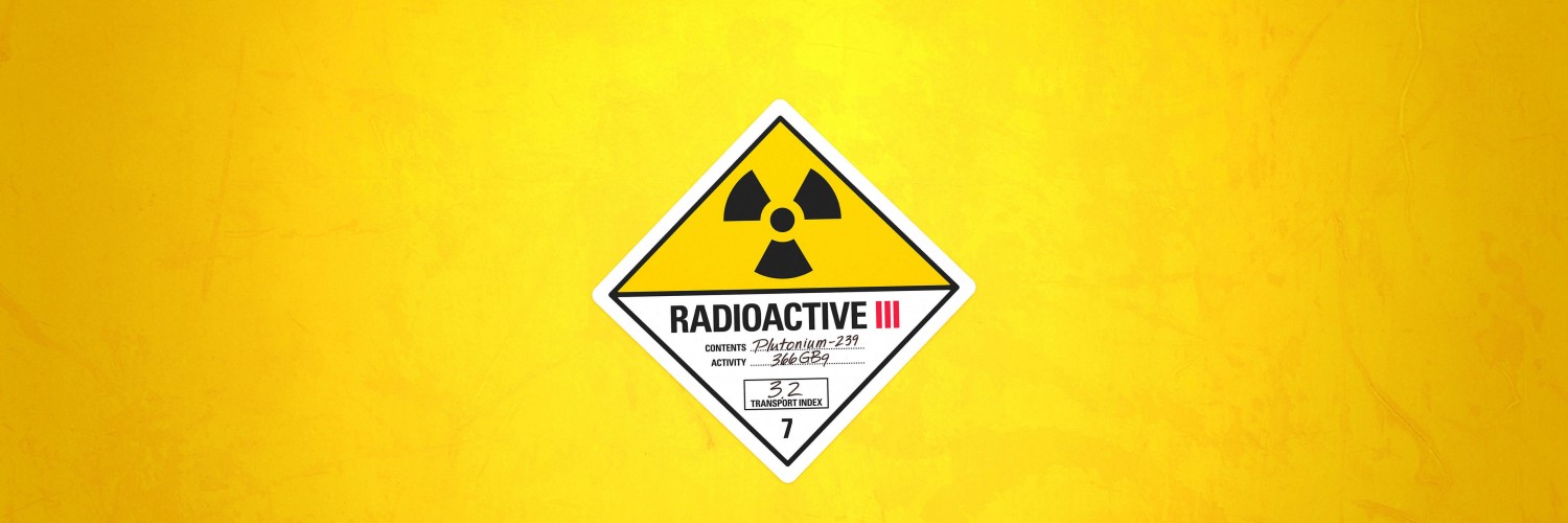 Radioactive Wallpaper for Social Media Twitter Header
