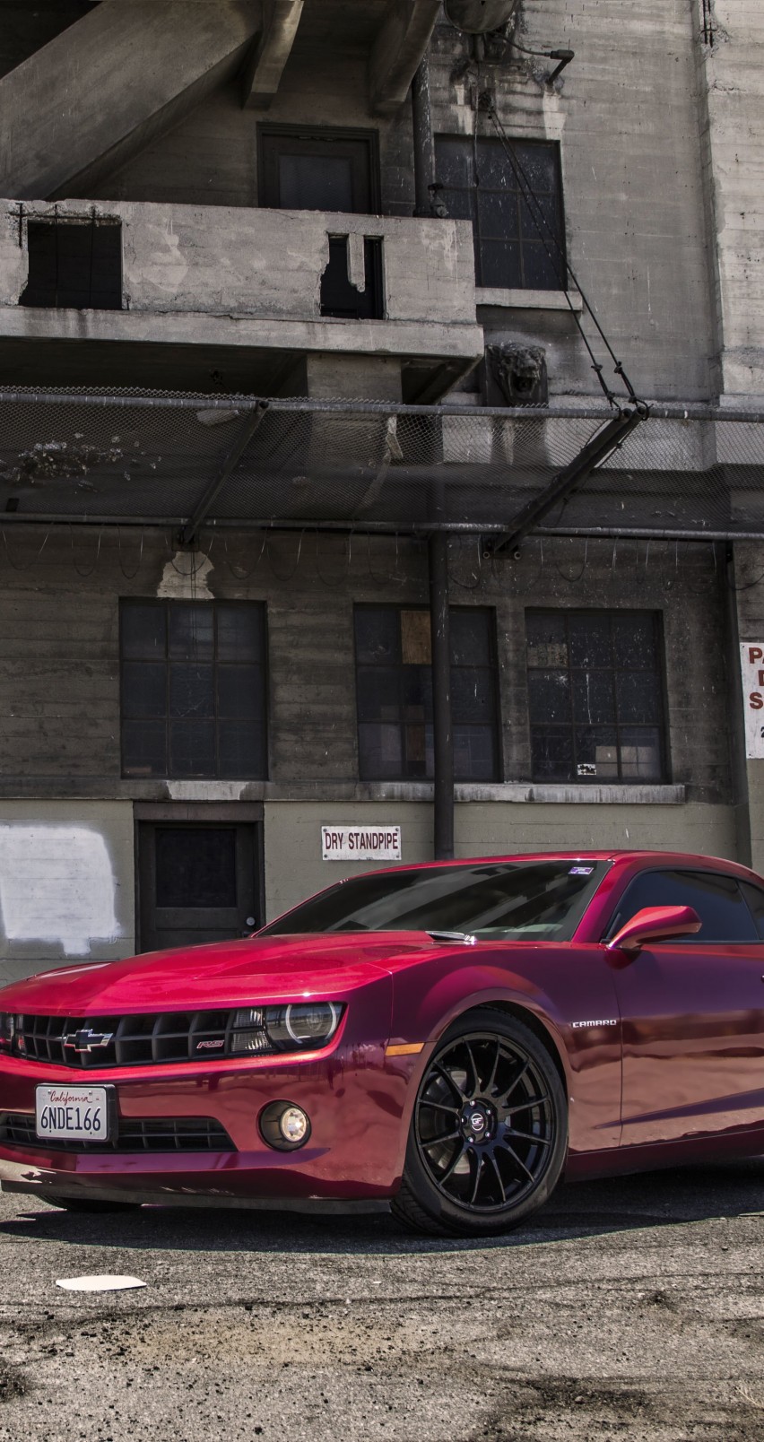 Red Chevrolet Camaro RS Wallpaper for Apple iPhone 6 / 6s