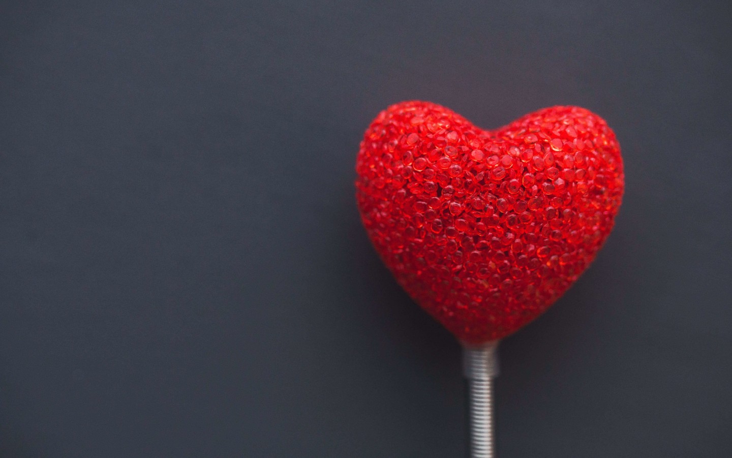 Red Heart Lollipop Wallpaper for Desktop 1440x900