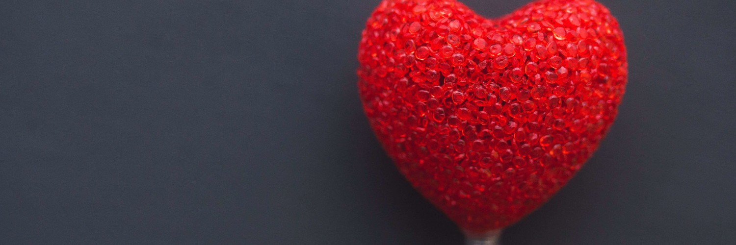 Red Heart Lollipop Wallpaper for Social Media Twitter Header