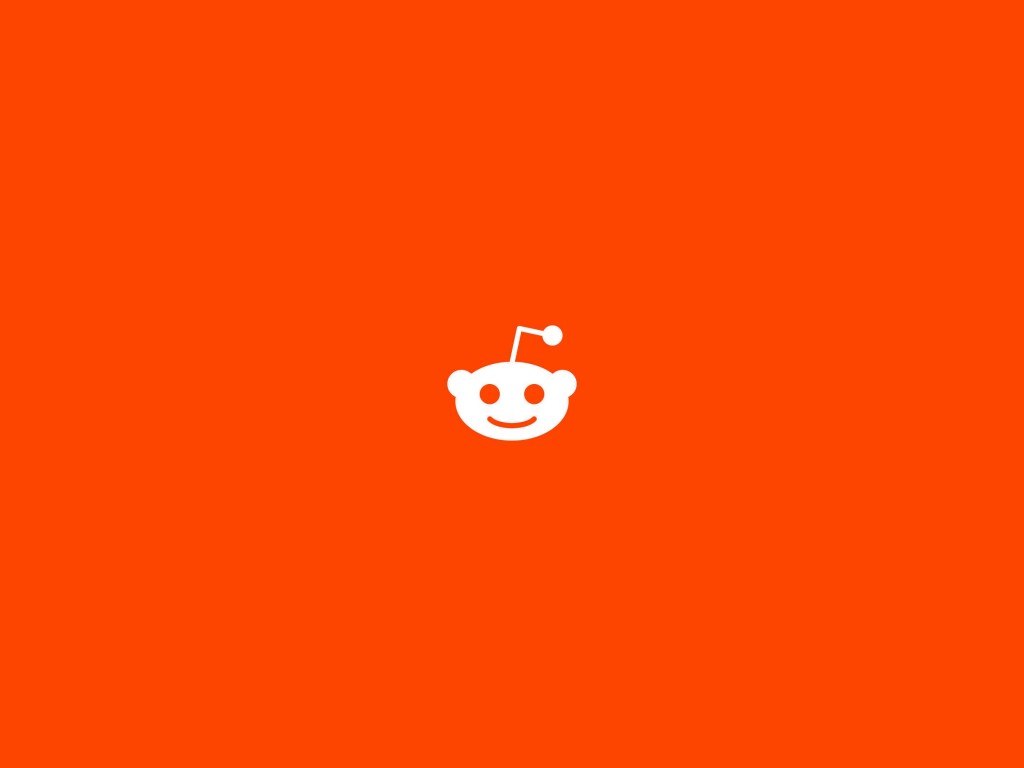Reddit Orange Logo Wallpaper for Desktop 1024x768