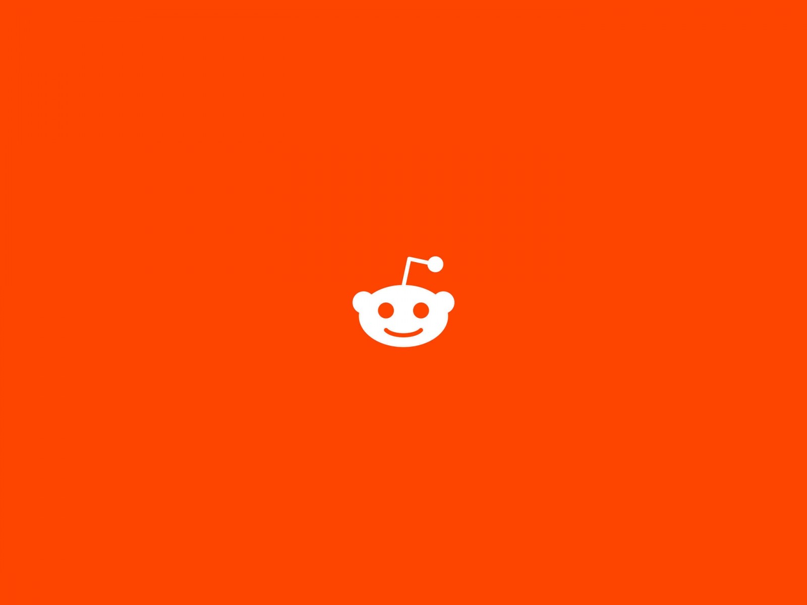 Reddit Orange Logo Wallpaper for Desktop 1600x1200