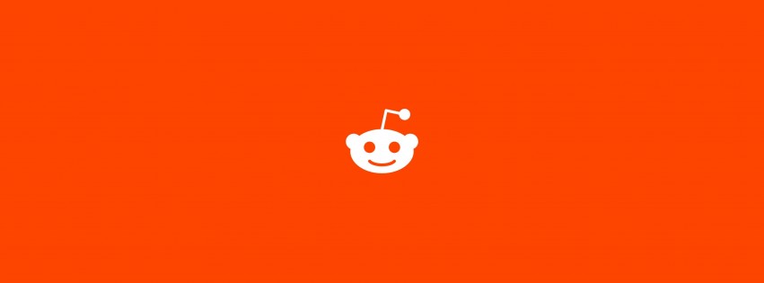 Reddit Orange Logo Wallpaper for Social Media Facebook Cover