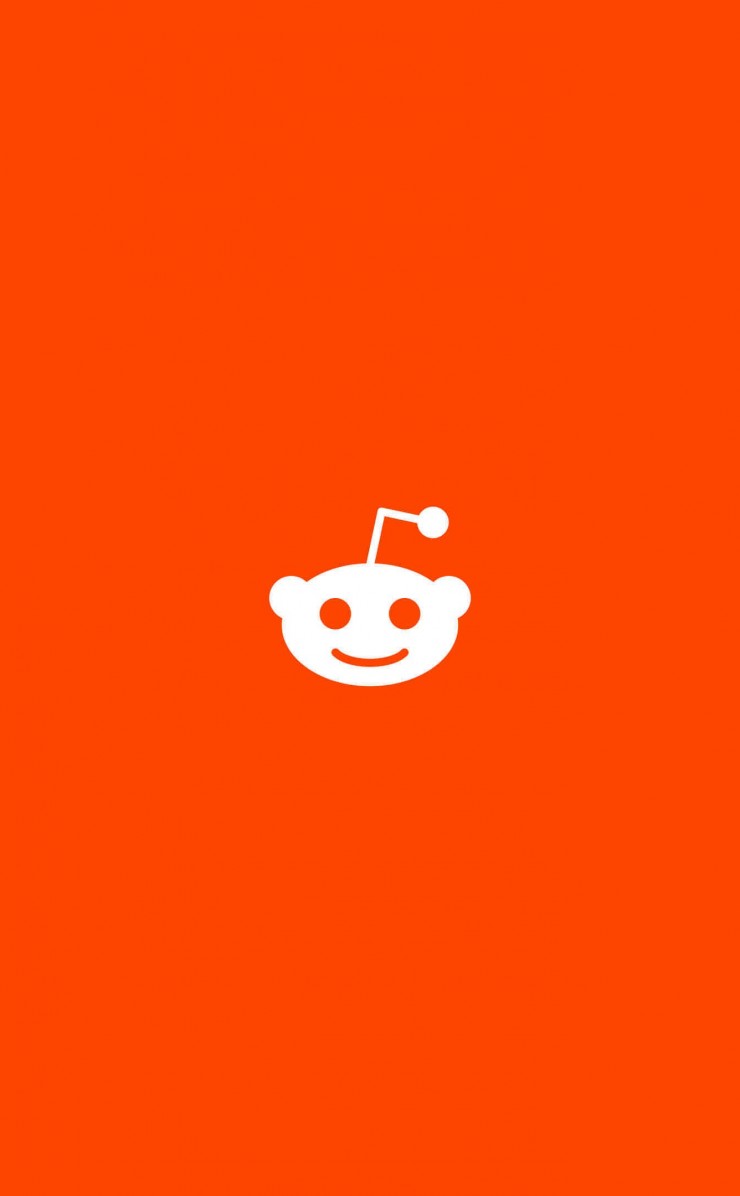 Reddit Orange Logo Wallpaper for Apple iPhone 4 / 4s