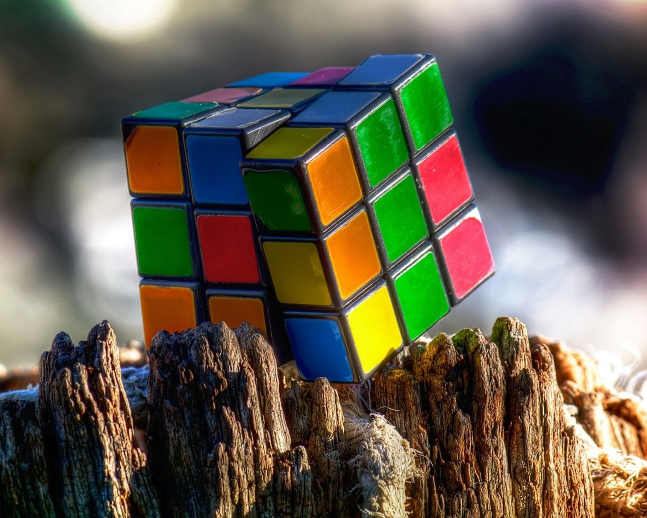 Rubik's Cube Wallpaper for Desktop 1280x1024