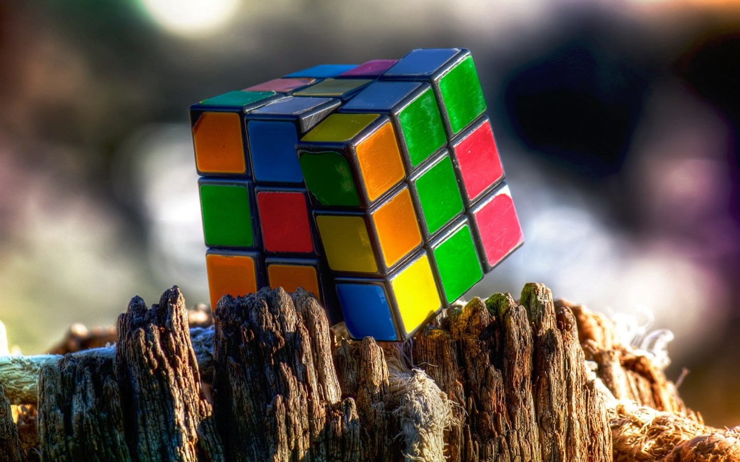 Rubik's Cube Wallpaper for Desktop 1440x900