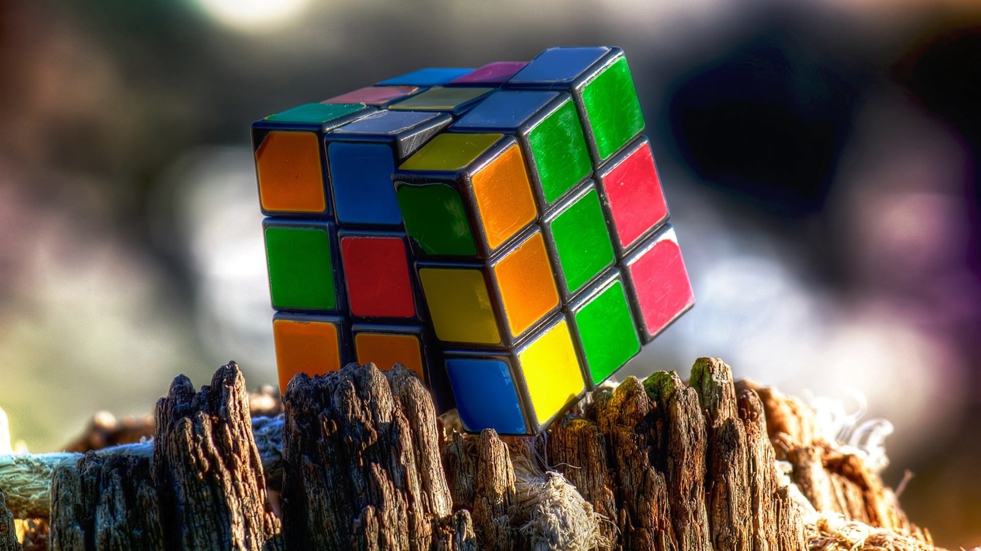 Rubik's Cube Wallpaper for Desktop 1920x1080