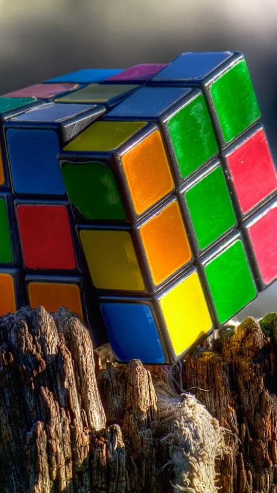 Rubik's Cube Wallpaper for SAMSUNG Galaxy S4 Mini