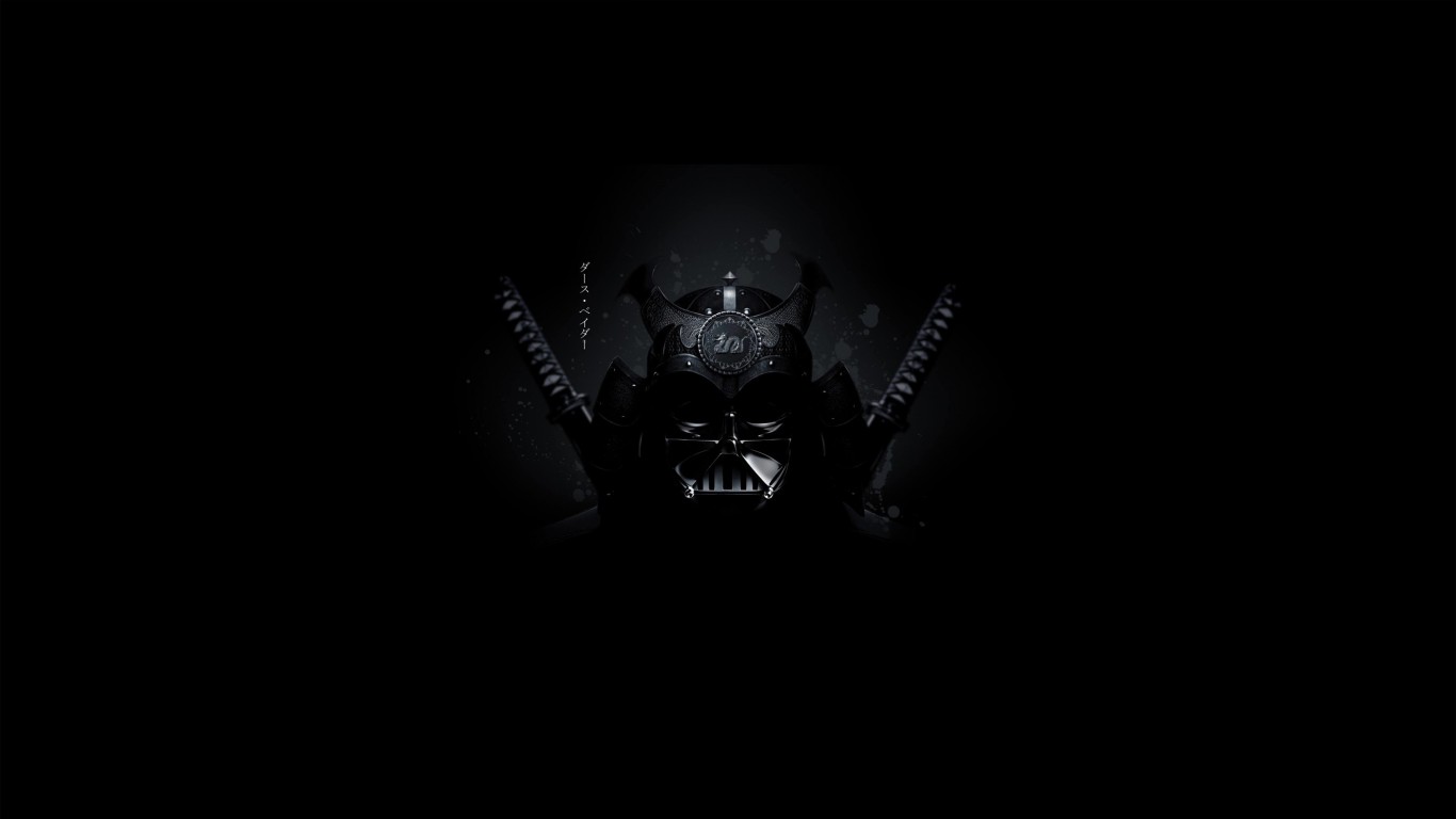 Samurai Darth Vader Wallpaper for Desktop 1366x768