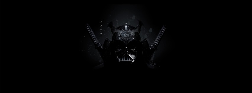 Samurai Darth Vader Wallpaper for Social Media Facebook Cover