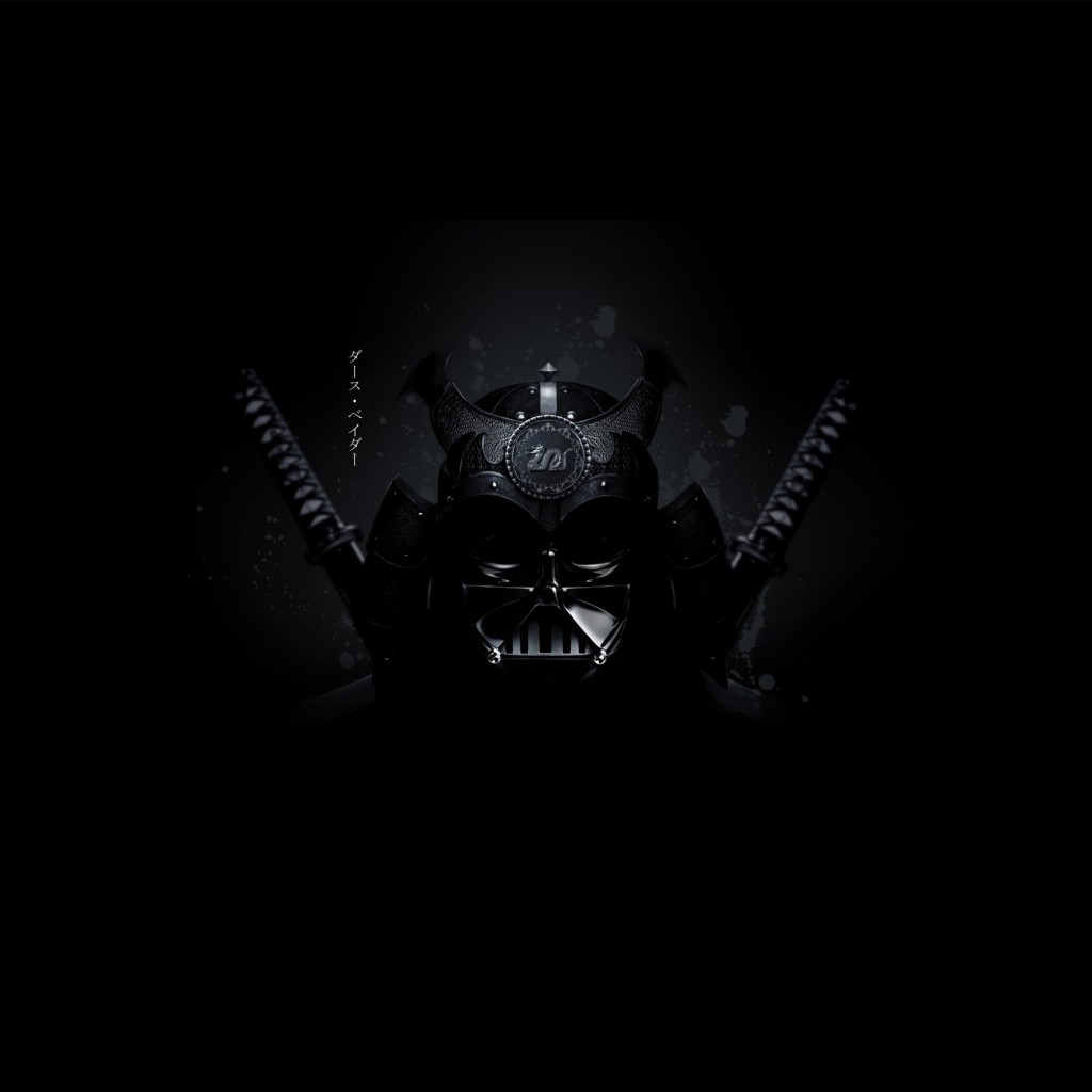 Samurai Darth Vader Wallpaper for Apple iPad 2