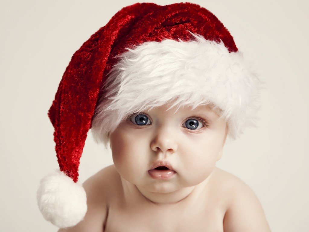 Santa Claus Baby Boy Wallpaper for Desktop 1024x768