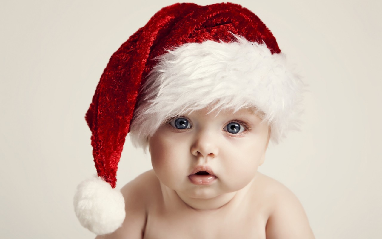 Santa Claus Baby Boy Wallpaper for Desktop 1280x800