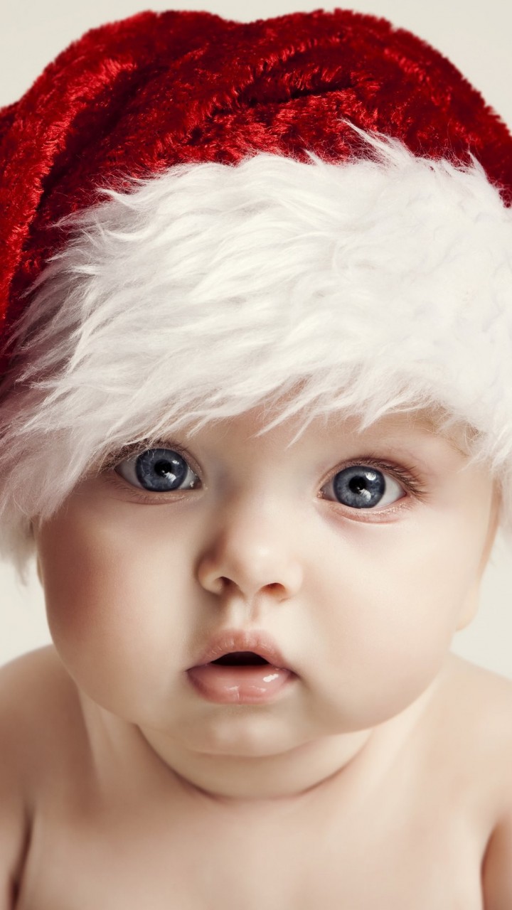 Santa Claus Baby Boy Wallpaper for SAMSUNG Galaxy S5 Mini