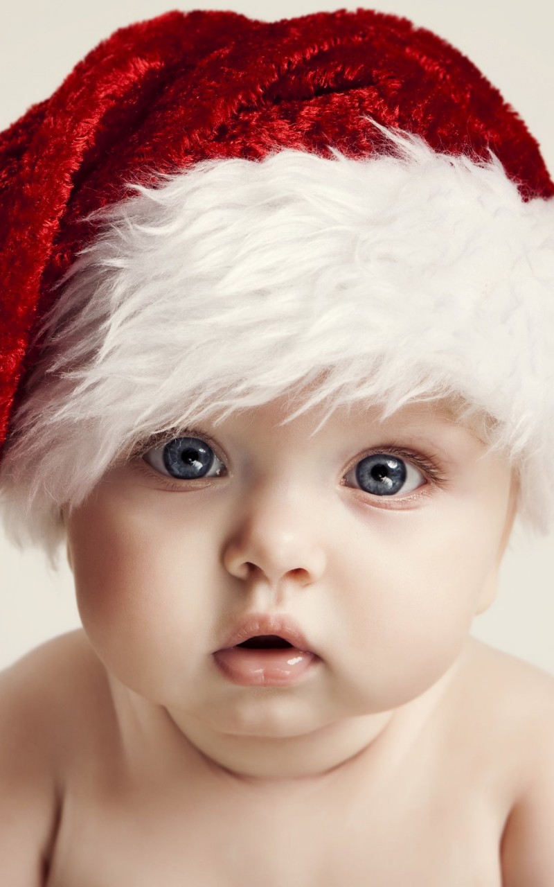 Santa Claus Baby Boy Wallpaper for Amazon Kindle Fire HD