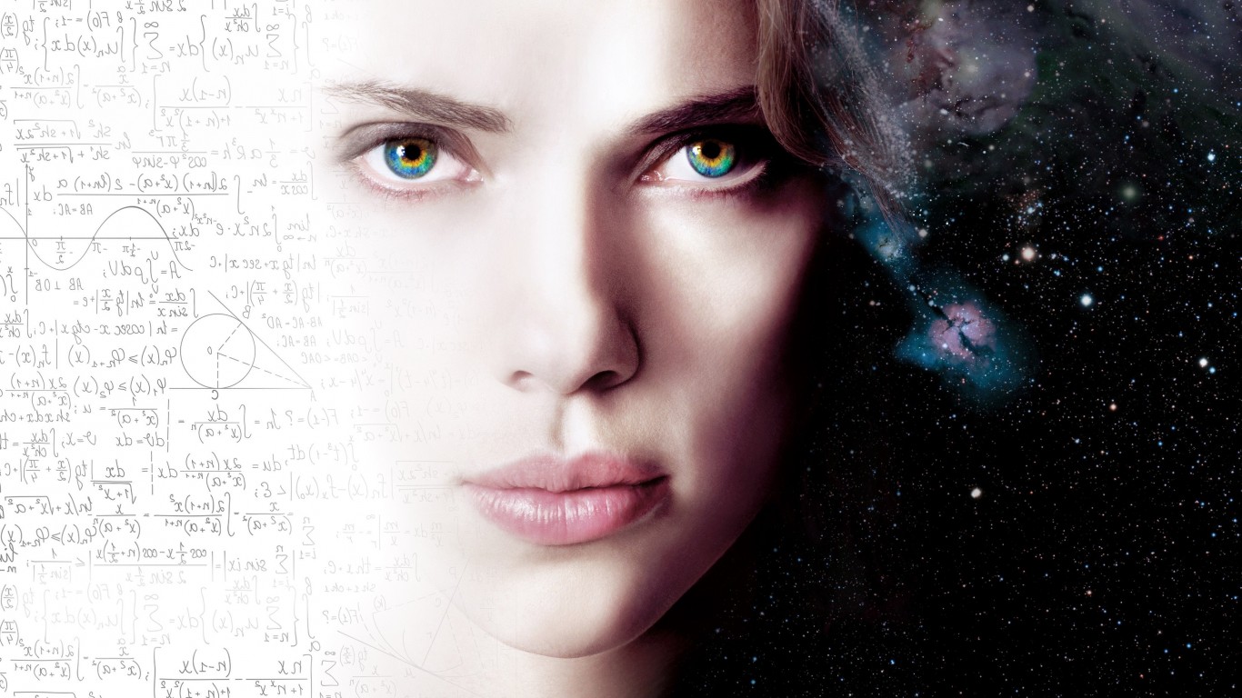 Scarlett Johansson As Lucy Wallpaper for Desktop 1366x768