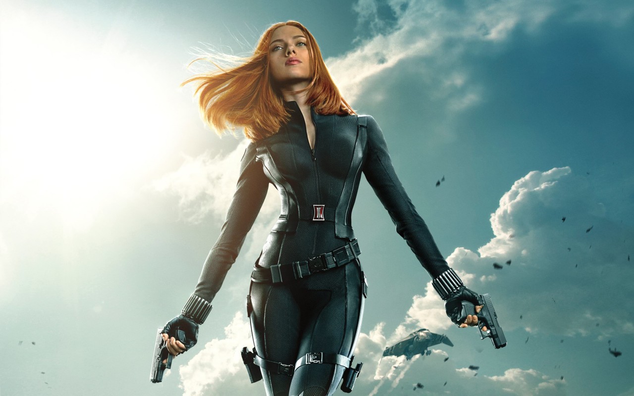 Scarlett Johansson in "Captain America: The Winter Soldier" Wallpaper for Desktop 1280x800