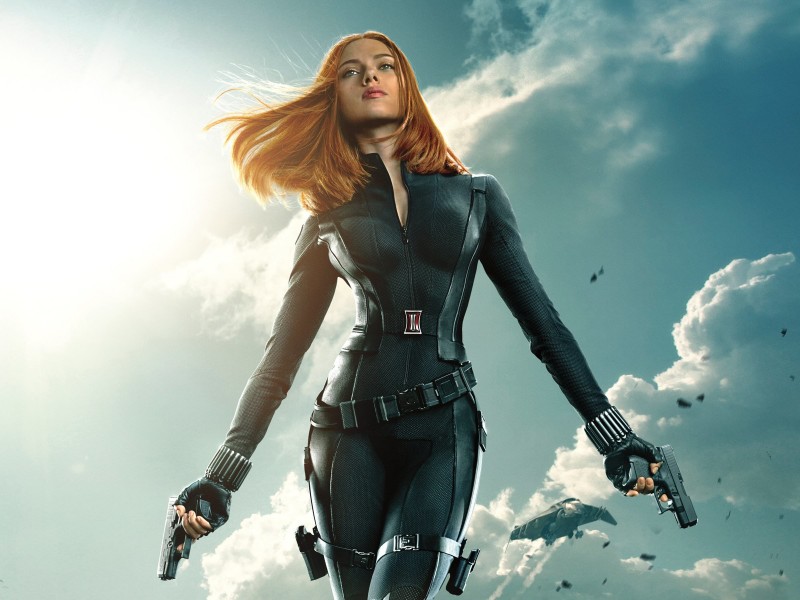 Scarlett Johansson in "Captain America: The Winter Soldier" Wallpaper for Desktop 800x600