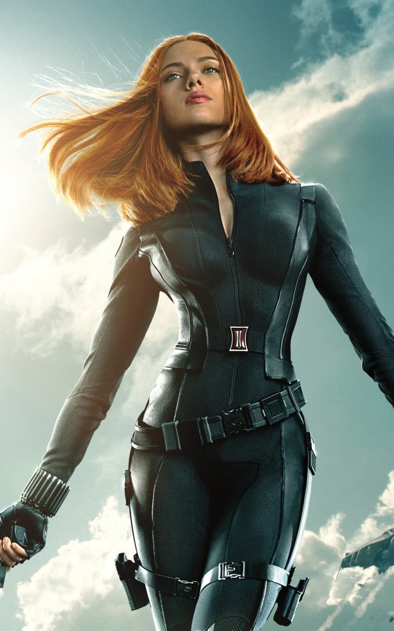 Scarlett Johansson in "Captain America: The Winter Soldier" Wallpaper for Amazon Kindle Fire HD