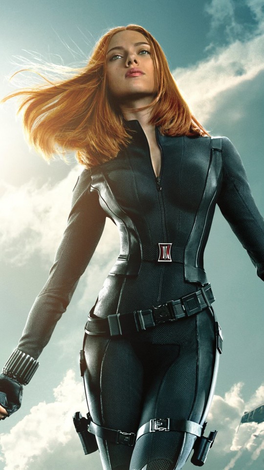 Scarlett Johansson in "Captain America: The Winter Soldier" Wallpaper for Motorola Moto E