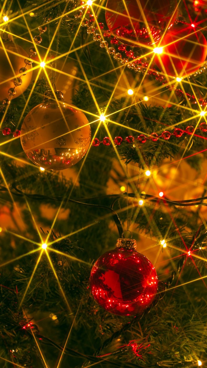Shiny Christmas Wallpaper for SAMSUNG Galaxy S3