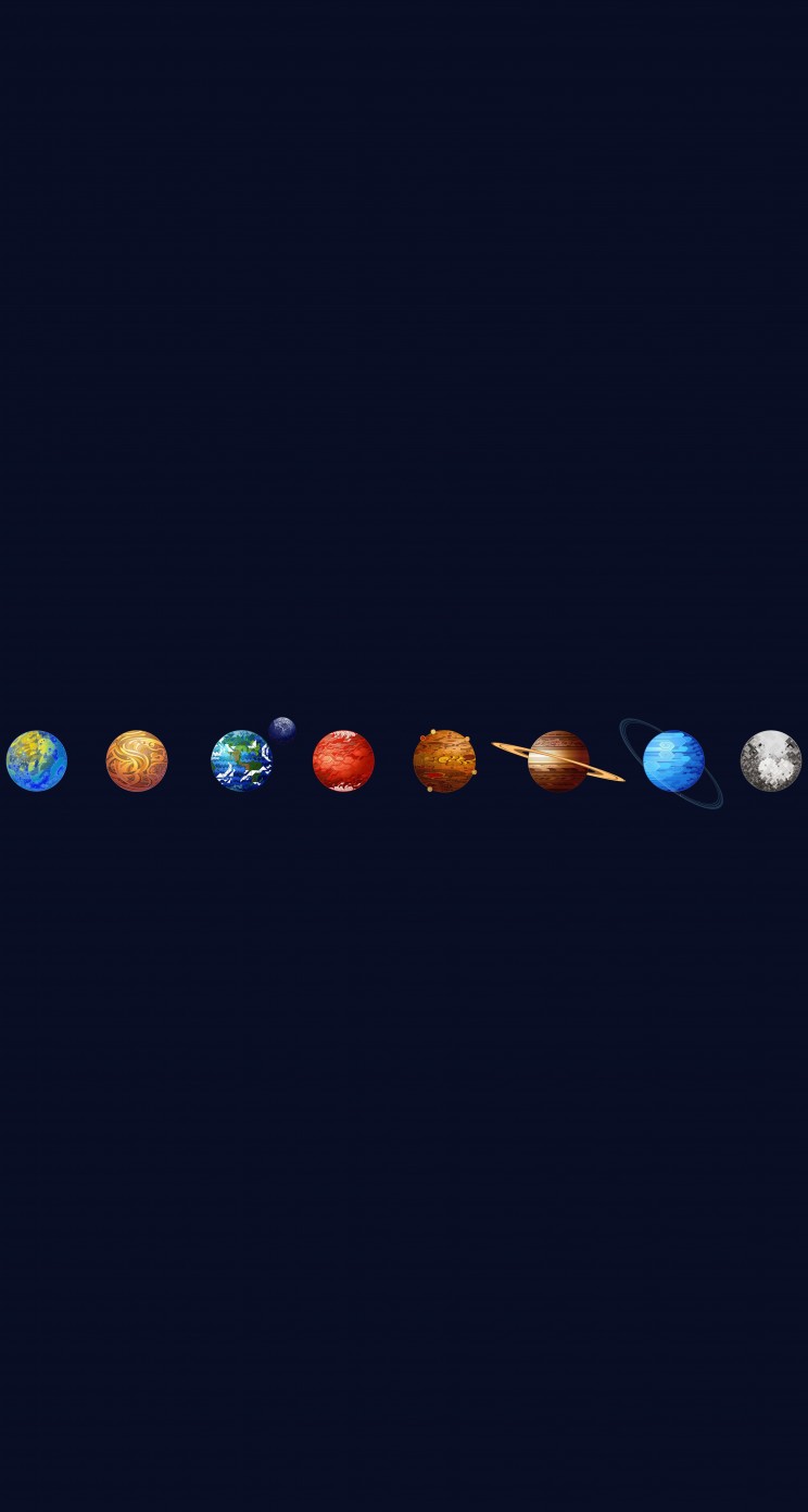 Solar System Wallpaper for Apple iPhone 5 / 5s