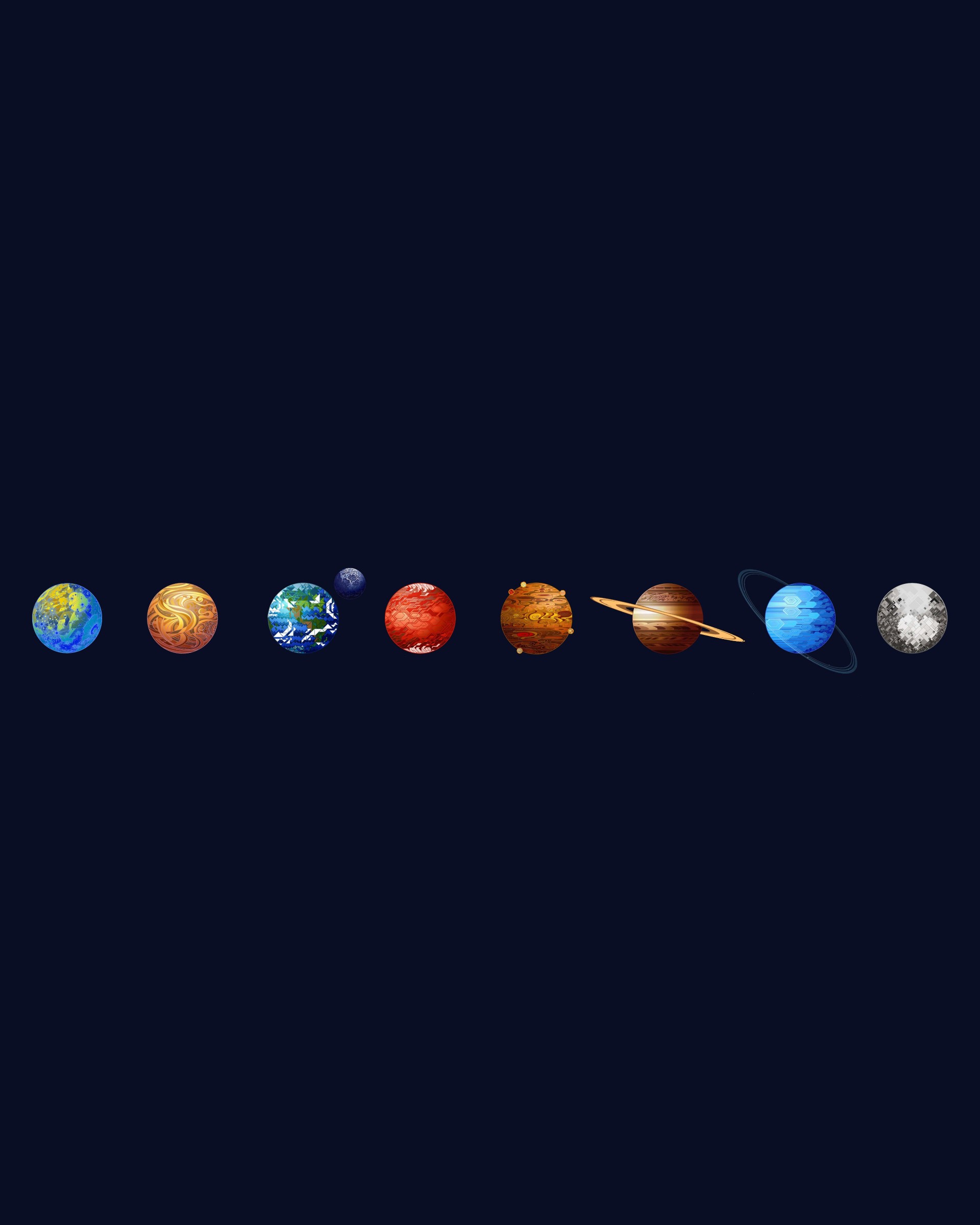 Solar System Wallpaper for Google Nexus 7