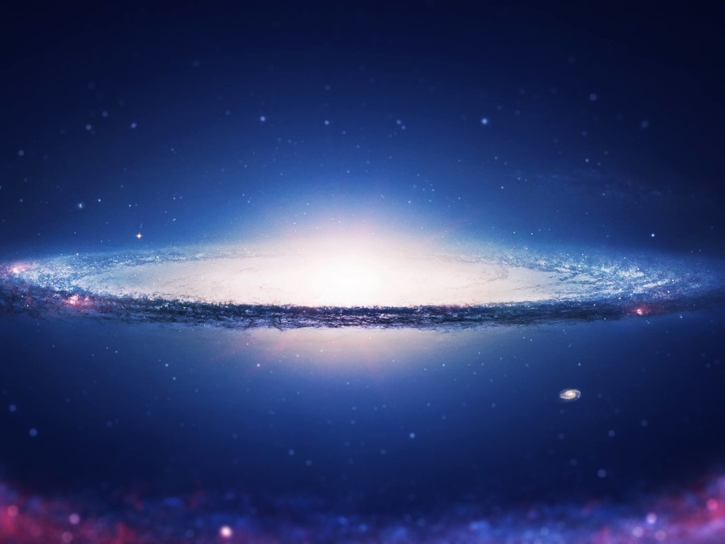 Sombrero Galaxy Wallpaper for Desktop 1024x768