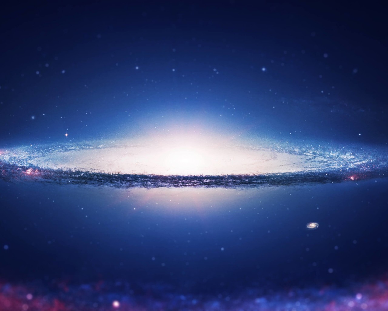Sombrero Galaxy Wallpaper for Desktop 1280x1024