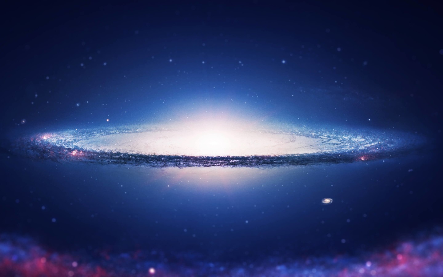 Sombrero Galaxy Wallpaper for Desktop 1440x900
