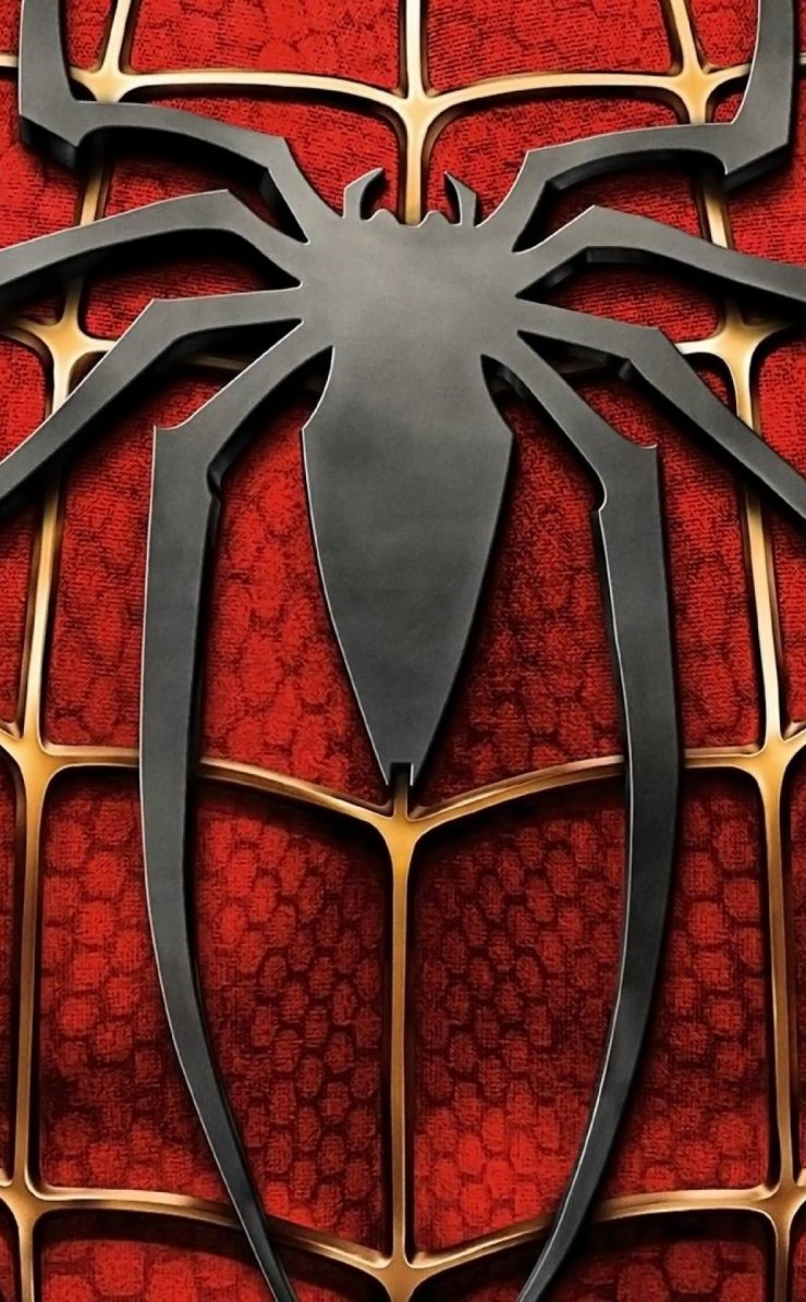Spiderman Logo Wallpaper for Apple iPhone 4 / 4s