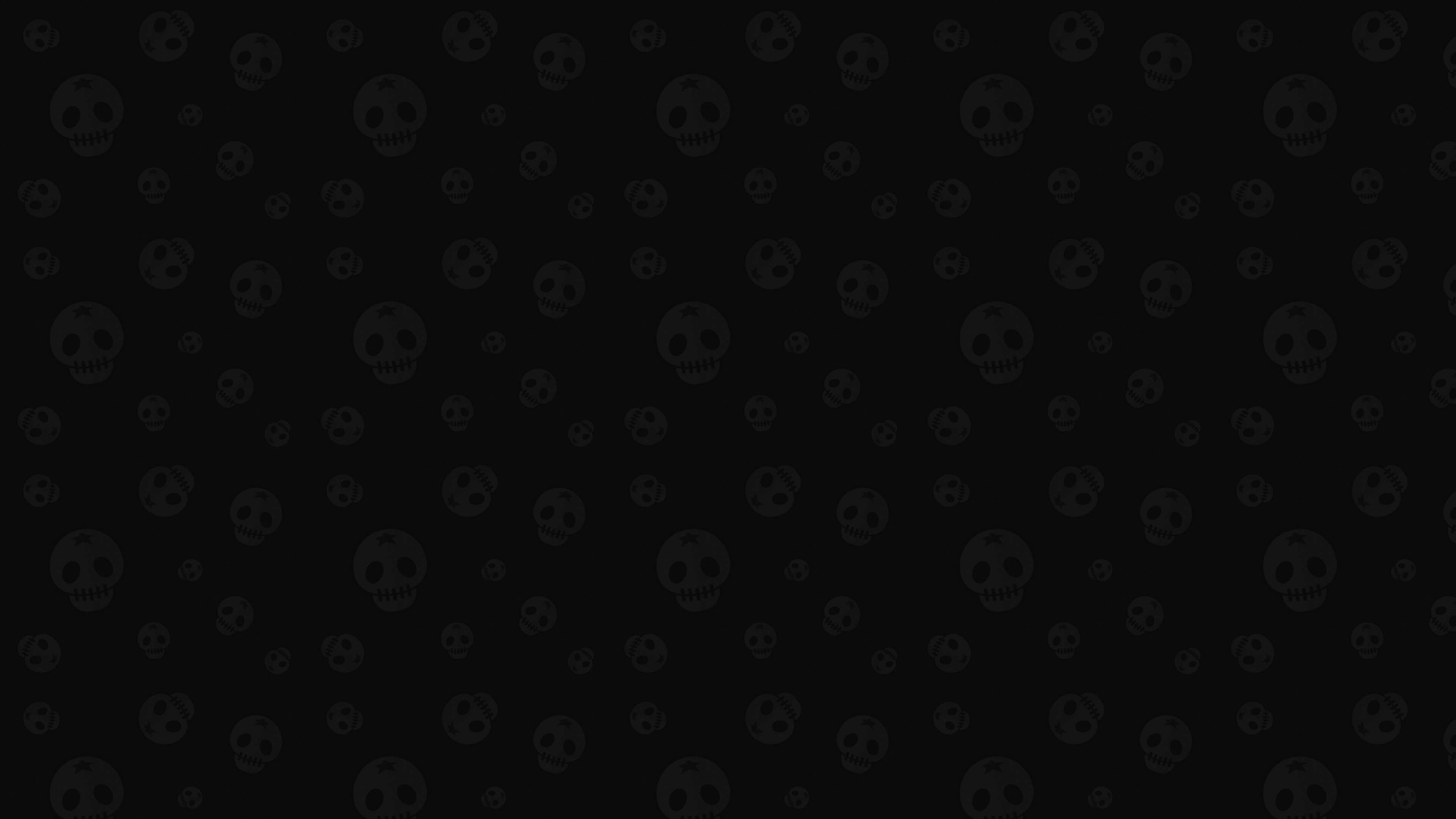 Star Skull Pattern Wallpaper for Desktop 2560x1440