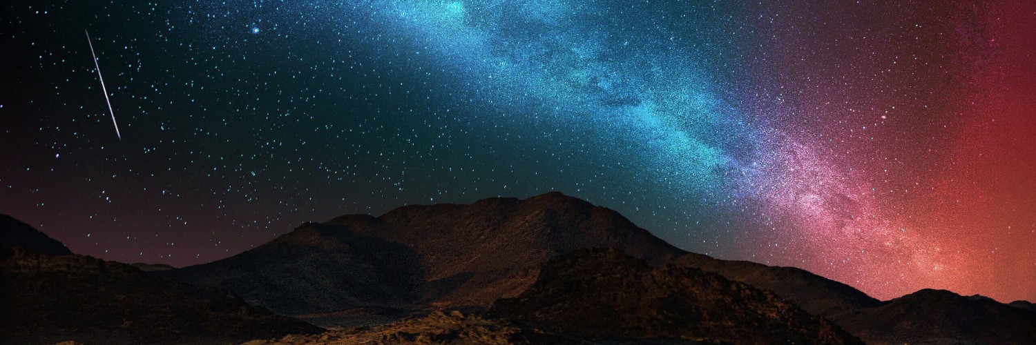 Starry Night Over The Desert Wallpaper for Social Media Twitter Header