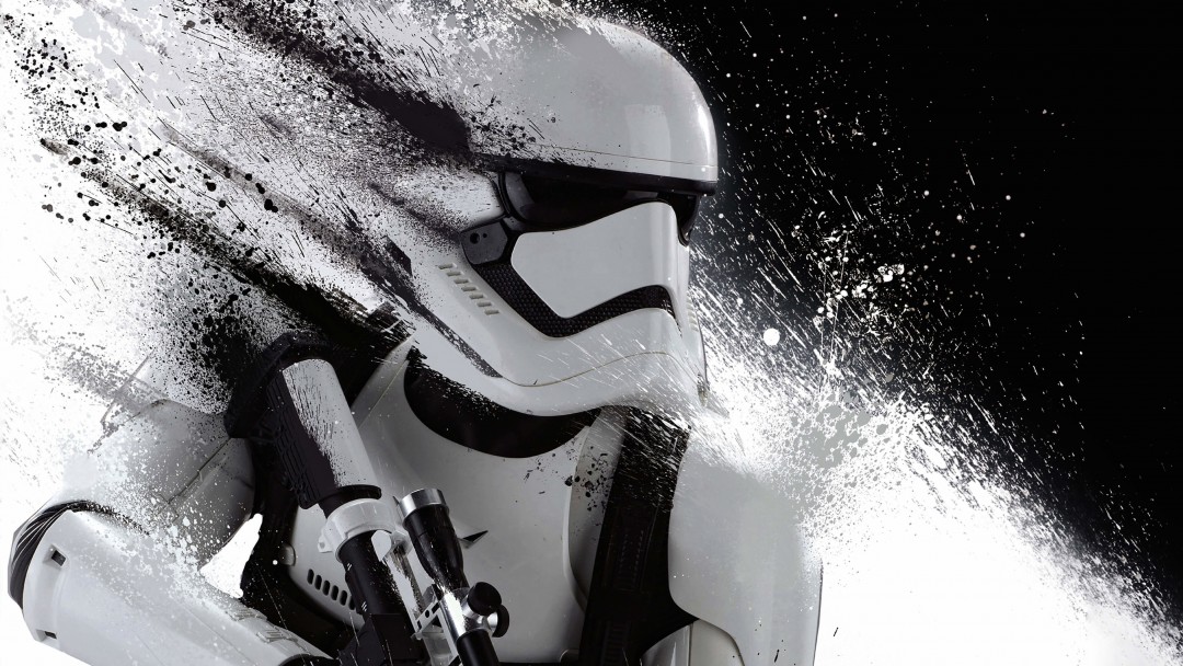 Stormtrooper Splatter Wallpaper for Social Media Google Plus Cover